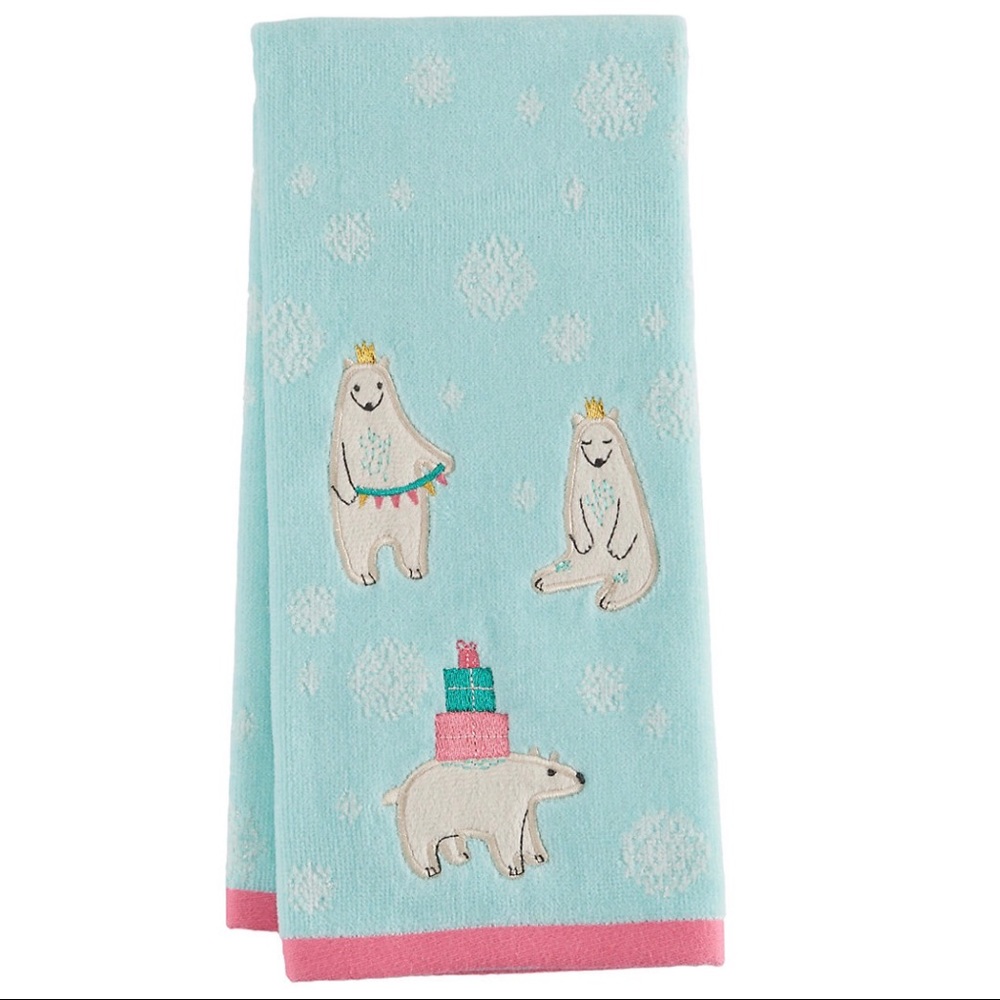 LC Lauren Conrad Polar Bears Hand Towel